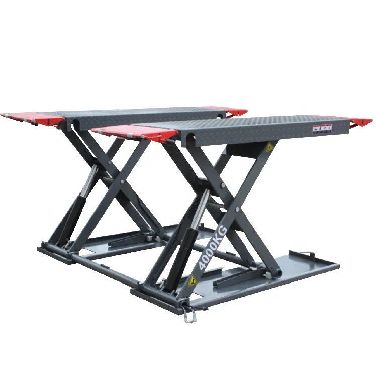 Portable Mid Rise Hydraulic Scissor Car Lift Used Small Electric Auto Scissor Car Lift