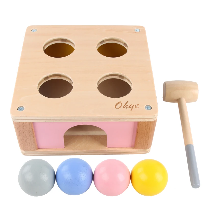 Wooden Hammer Whack A Mole Classic Educational Toys