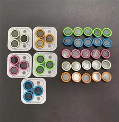 Anti-scratch Luminous Camera Lens Protector For Mobile Phone Tempered Glass For Iphone 13 Colorful Protective Film