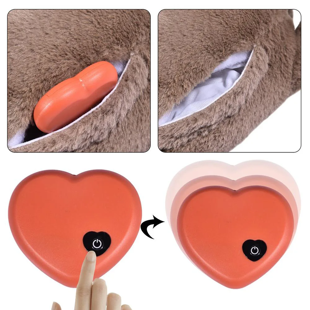 Heartbeat koala bear training toy with heat pack plush pet snuggle comfort anxiety bear relief sleep aid durable chew bear
