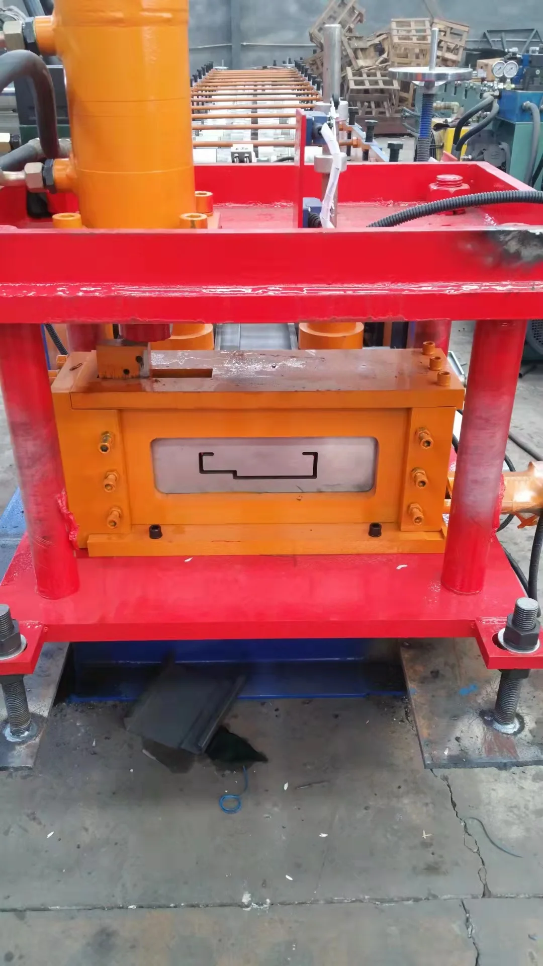 Good Quality automatic steel door frame roll forming machine