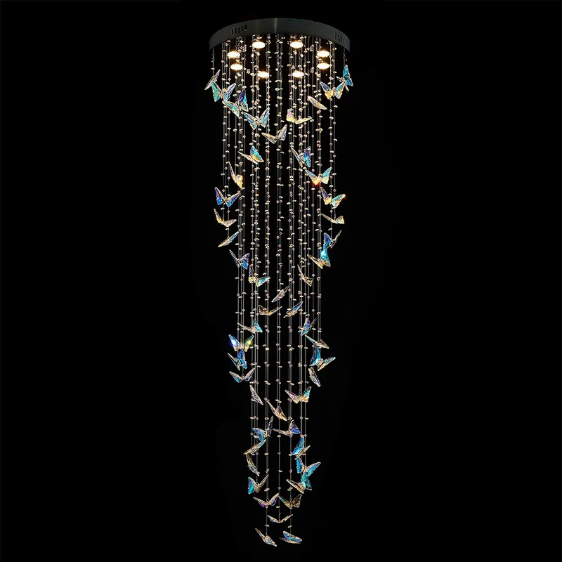 crystal lights for high ceiling chandelier hotel crystal lighting modern home pendant light big hall luxury crystal chandeliers