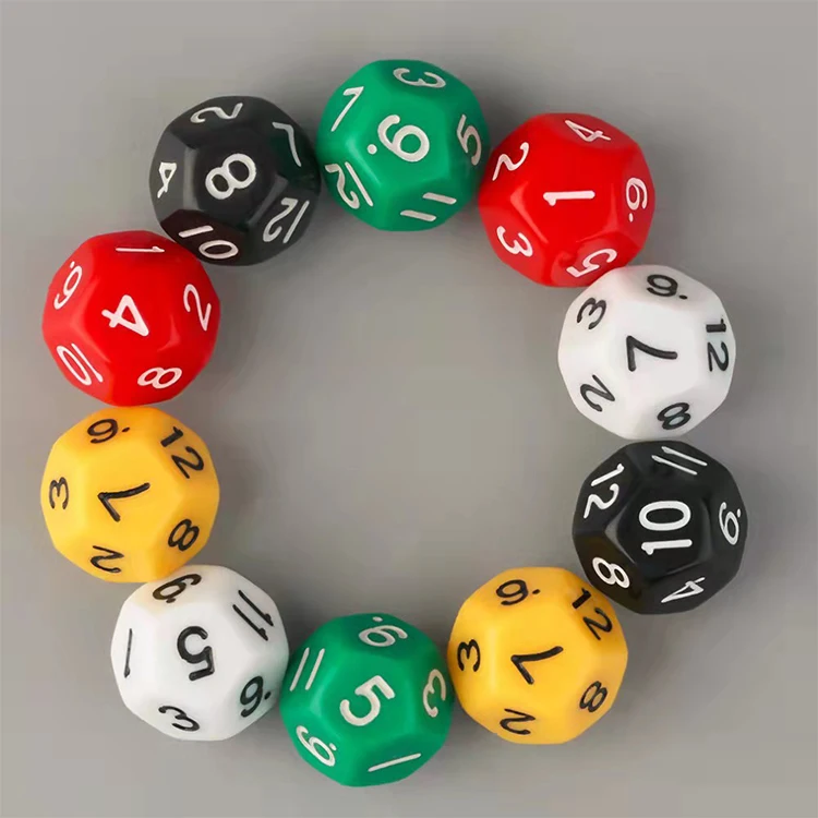 New Design Polyhedral Colored Dice For Game