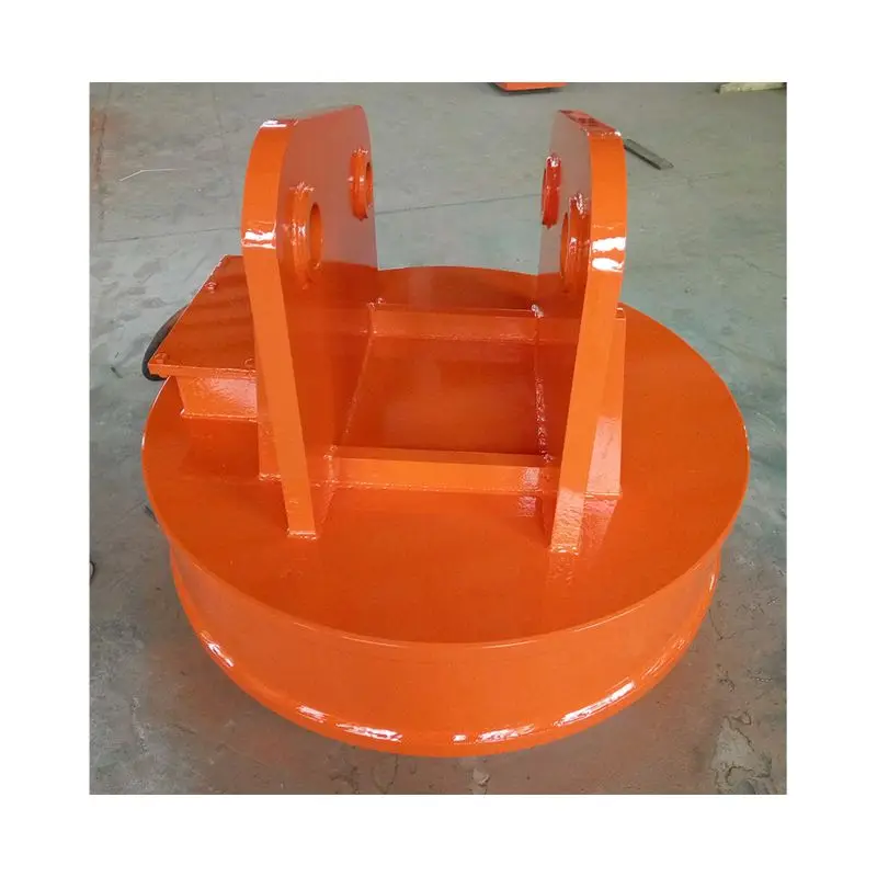 High quality long duration time mw5 lifting magnet excavator used for scraps