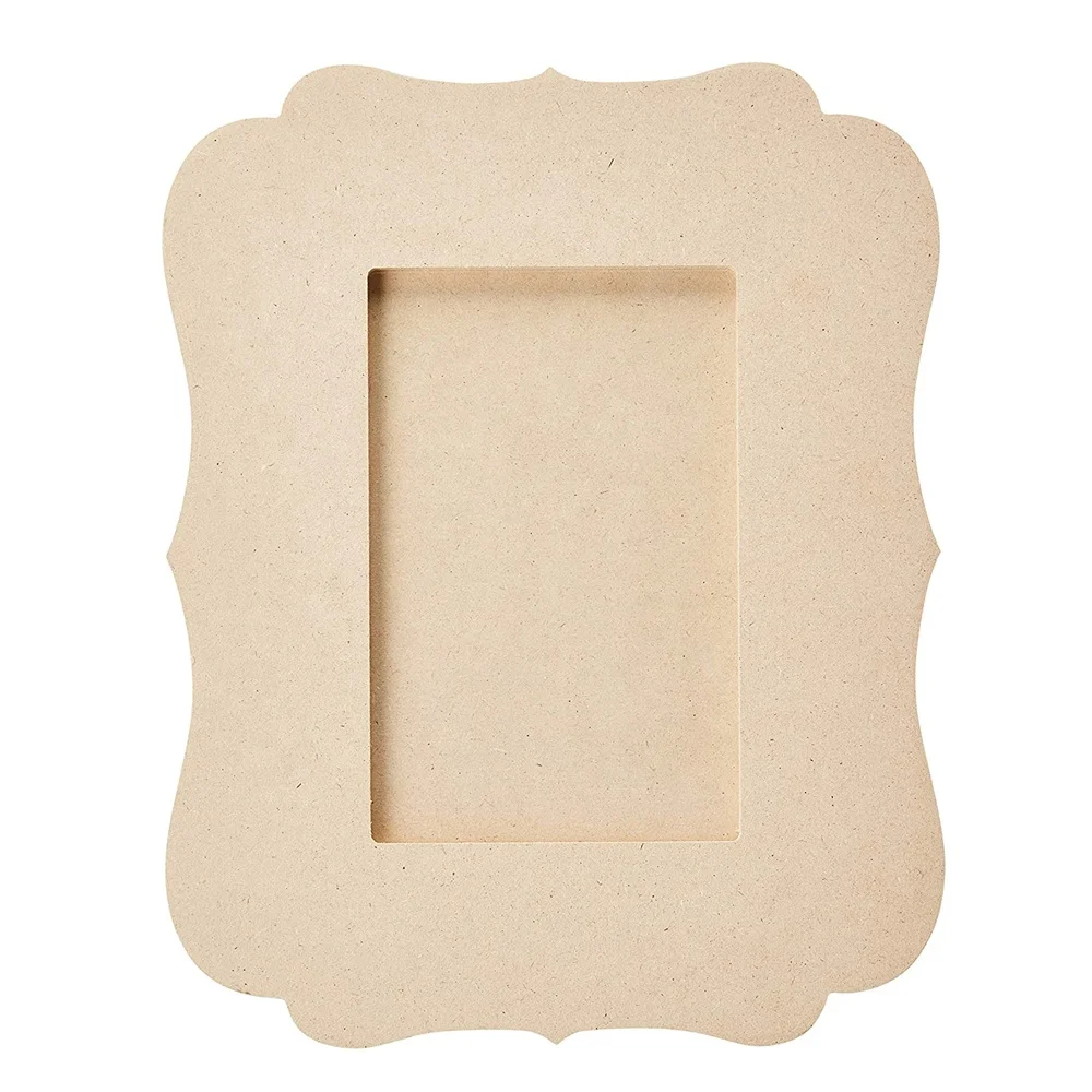 DIY Unfinished Wood Picture Frames Holds 4 x 6 Inch Photos