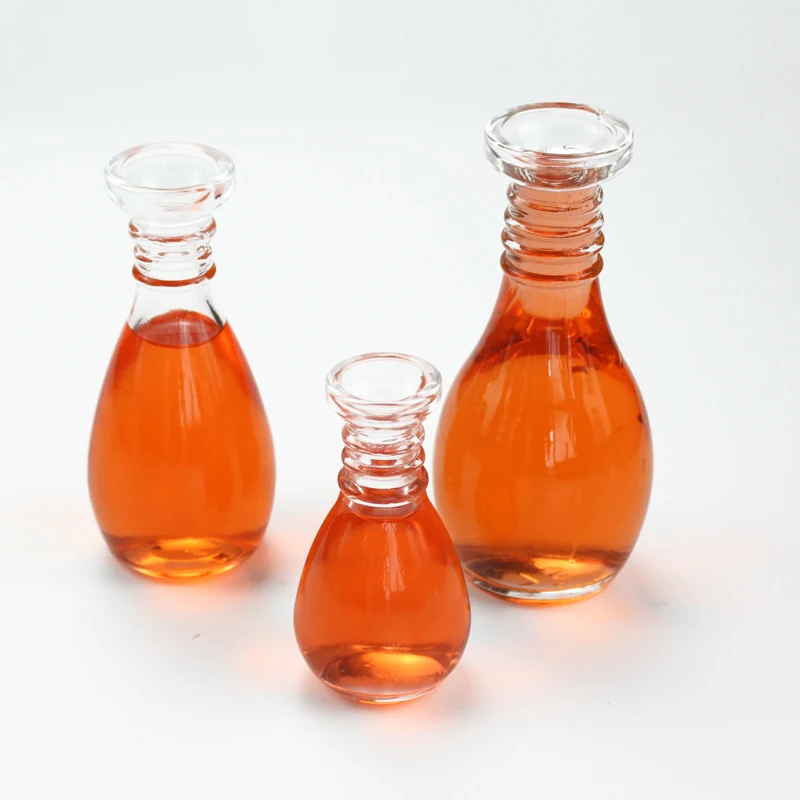 Factory Clear Glass Sand art Vase Glass Sand Painting Bottle 30ml 50ml 80ml 100ml 150ml