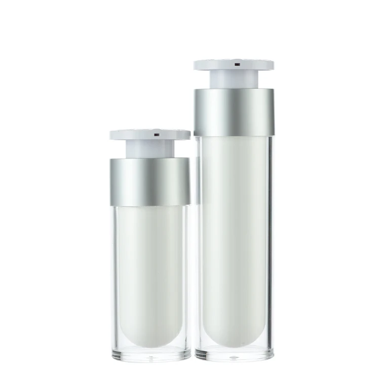 Non Slip 30ml 50ml 80ml 100ml 120ml lotion refillable cosmetic packaging airless bottle with spray cream