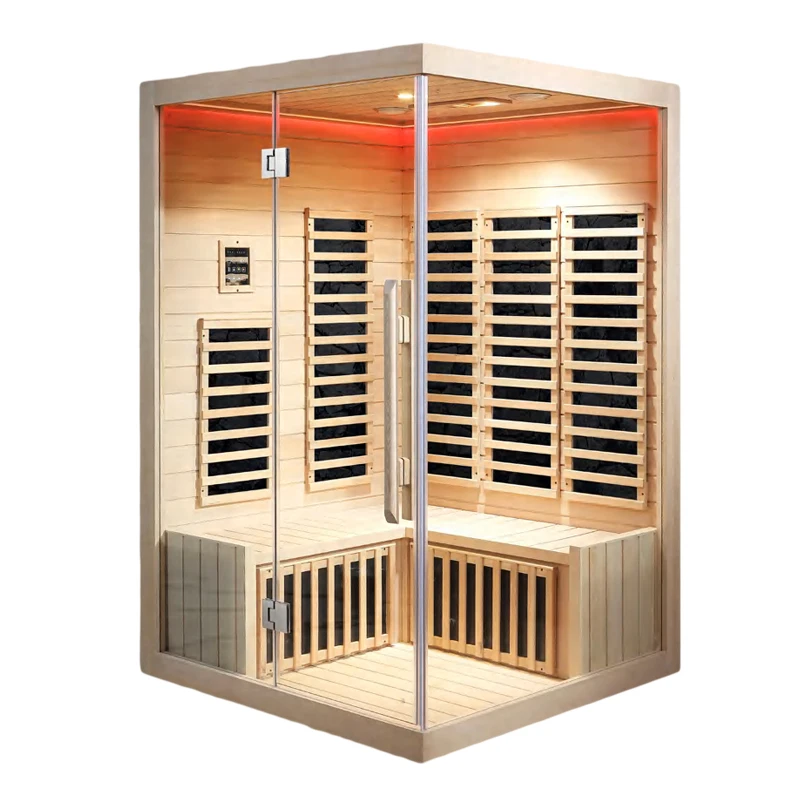 Low EMF Beauty Spa House Special Design Indoor Corner Portable Infared Sauna
