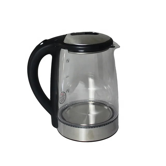 
Home Kitchen Appliance Hot sales 1.7L Temperature changeable Electric Glass Kettle With LED Light 