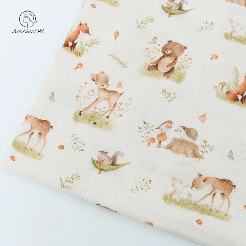 Digital printing double muslin  gauze  fabric  for baby bib  pajamas