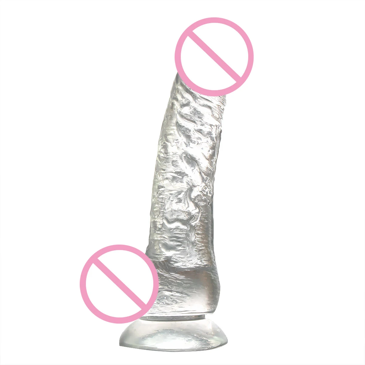 Высокогибкий фаллоимитатор на заказ, фаллоимитаторы разных размеров для женщин, огромные реалистичные прозрачные кристаллы, натуральные женские секс-игрушки из ТПЭ, фаллоимитатор