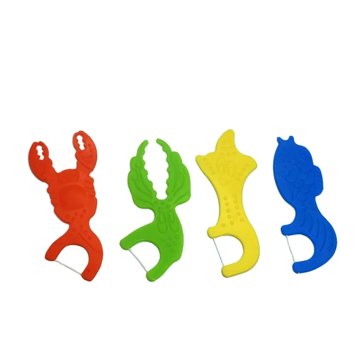 Cute Ocean animals oral care Kids /Children Dental Flosser Pick