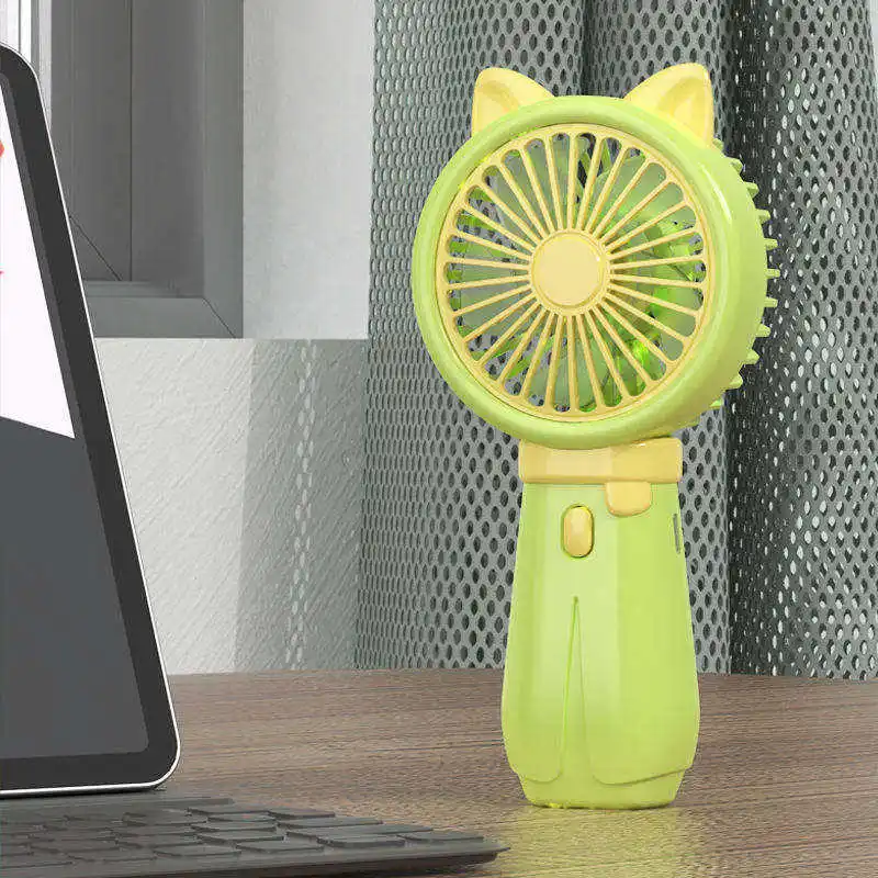 Summer Eco Friendly Fan Mini Plastic Hand Fan Toys Electric Rechargeable Hand Fan