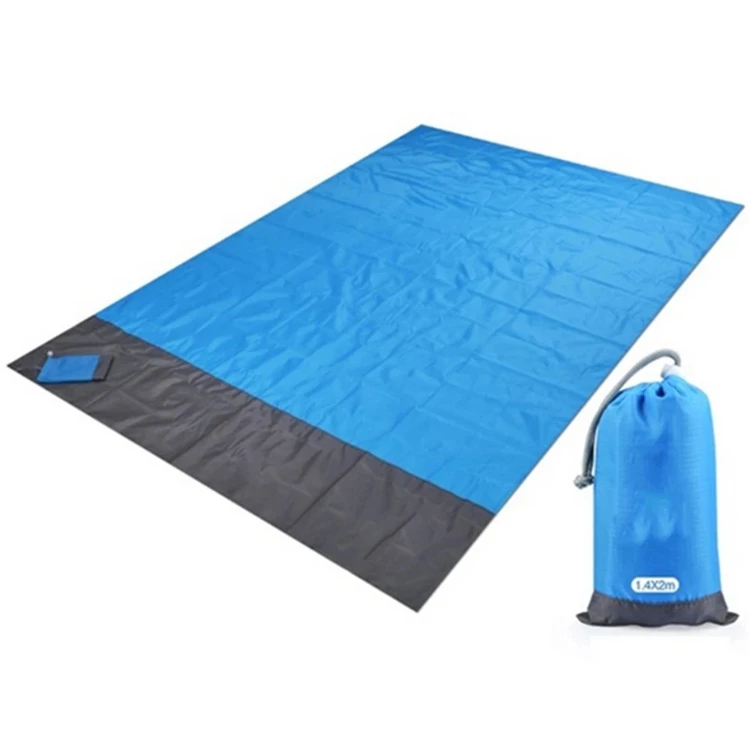 Spot Outdoor Moisture-Proof Pad Folding Picnic Mat Mini Waterproof Pocket Beach Mat Striped Polyester Camping Mat