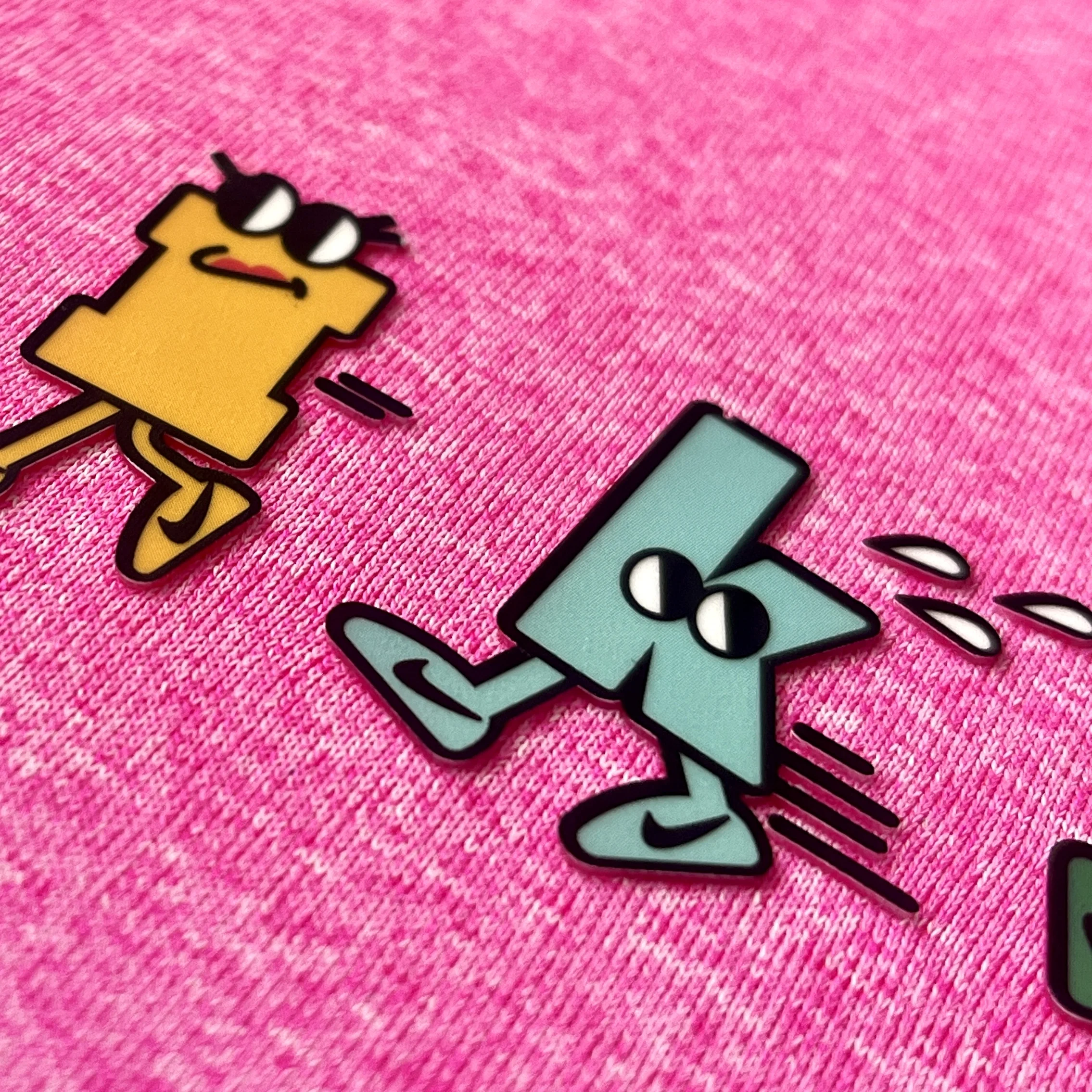 Customized qualify thick high density screen printed 3D raised Silicone Heat Transfers Rubber Patches for cloth logo