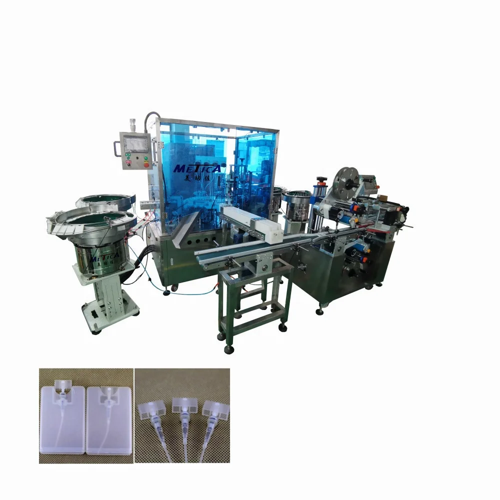 Shanghai manufacturer auto hand sanitizer and perfume filling line for 20ml credit card sprayer