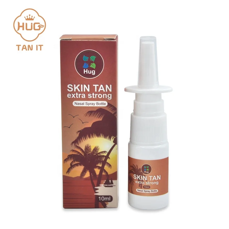 Private Label tanners double strong 10ML20MG  nasal tanning spray  for tan Wheat Skin Color