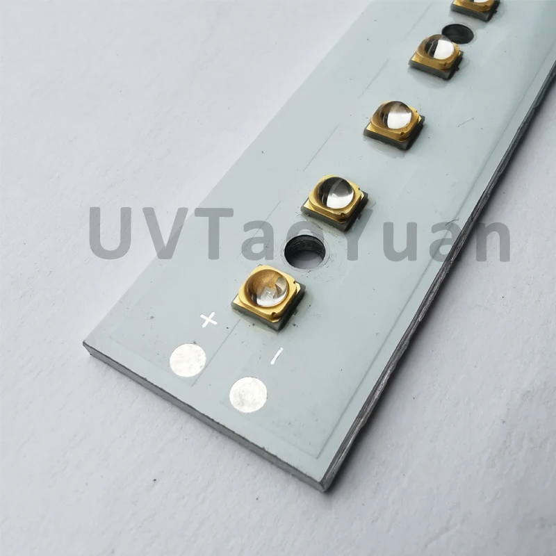 High Power UVB UVC LED Strip Light 60x20mm 5V 265nm 275nm 295nm 310nm SMD3535 LED Chip