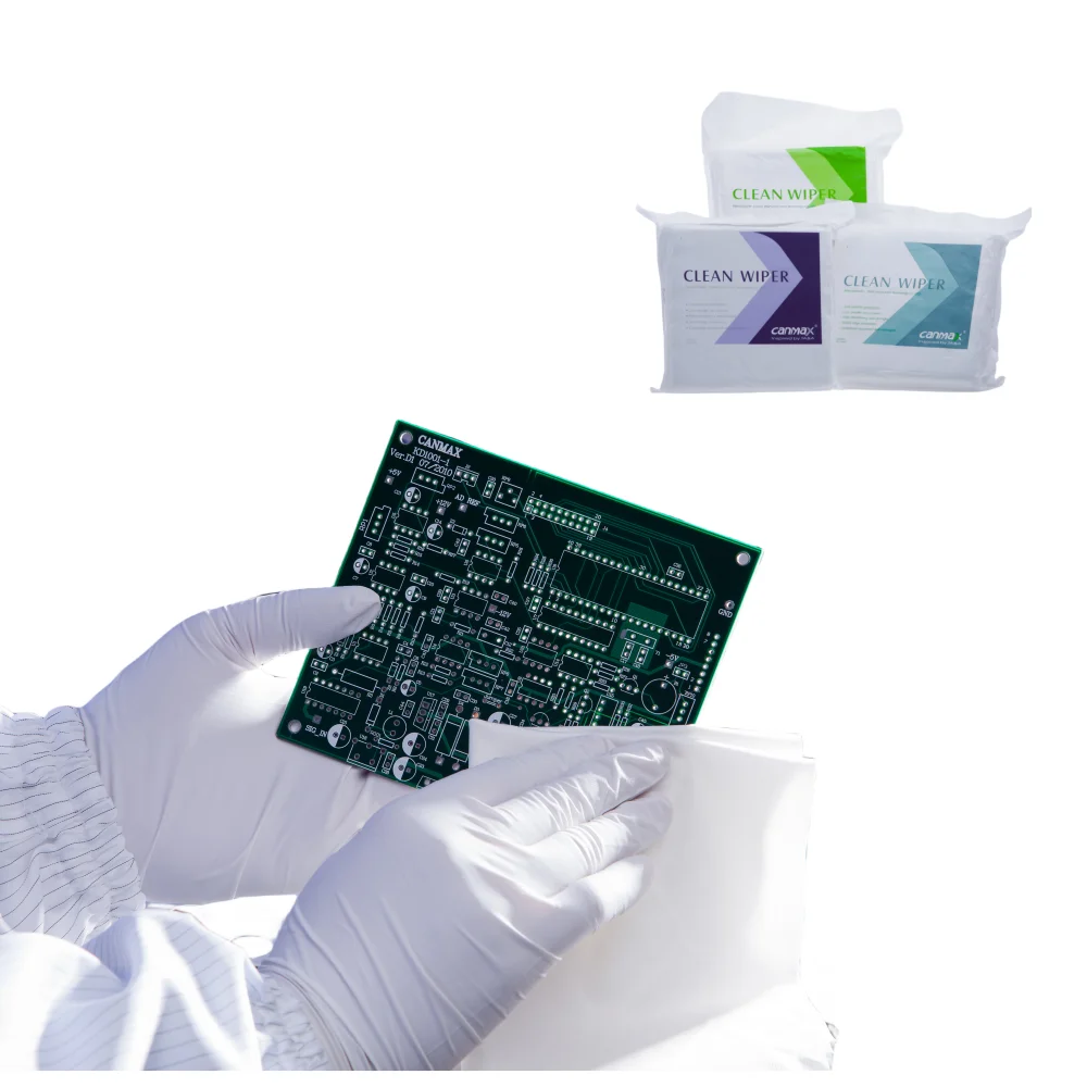 CANMAX Microfiber Screen Cleaning Wipes Clean Room Wiping Cloth for Industrial