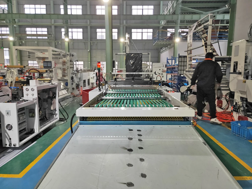 
High speed LDPE HDPE Poly Polyethylene Film Heat Cutting Side Sealing Plastic Bag Making Machine 