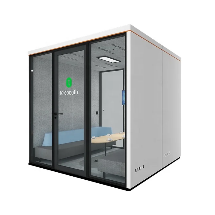 Acoustic Soundproof Meeting Booth Soundproof Office Pods Sound Insulation Meeting Room Soundproof Phone Booth