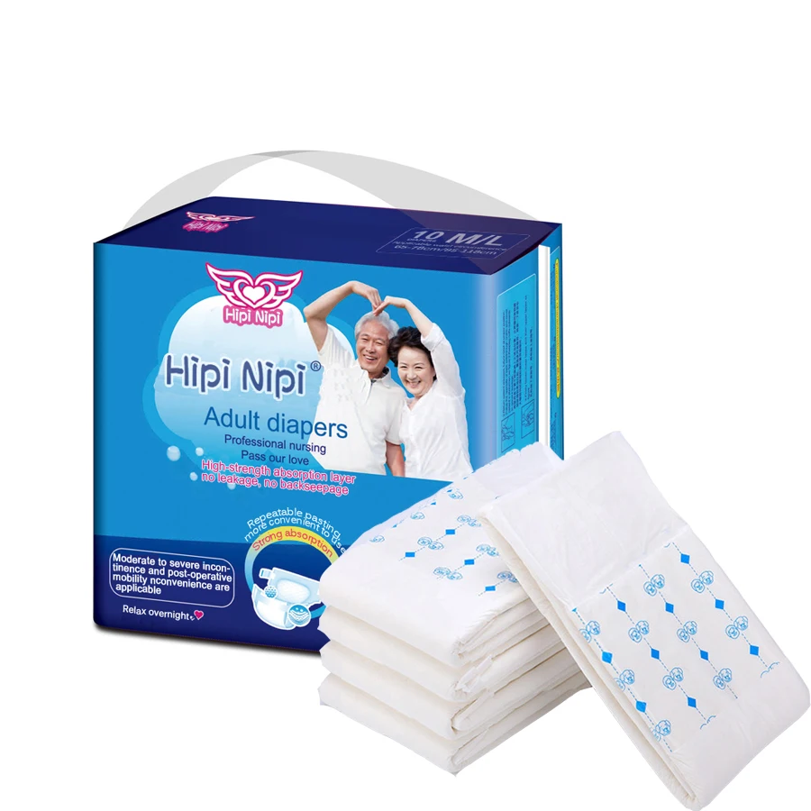 Wholesale japan SAP adult diaper disposable hospital adult care diapers patients waterproof membrane adult diapers customized