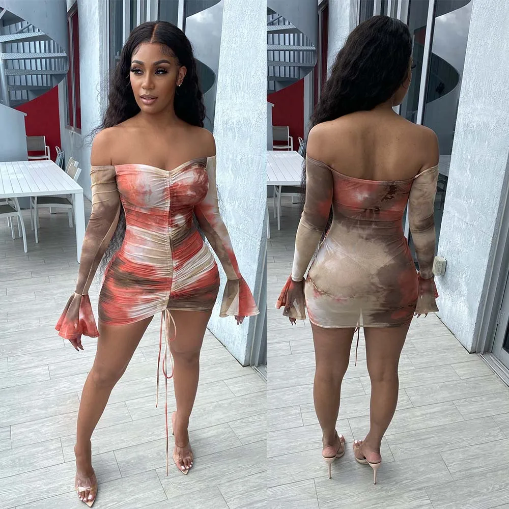 2021 New Arrival Fashion Summer Club Evening Long Dresses Maxi Sun Casual Printing Women Summer Sundress Womens Sun Party Dress