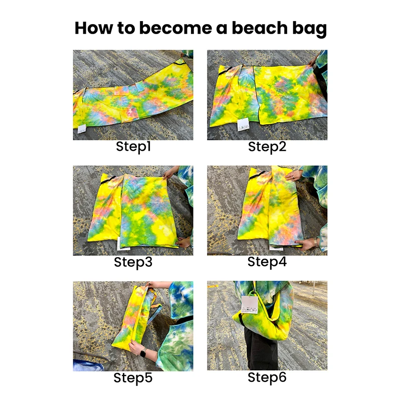 Beach Garden Chair Cover With Side Pockets Pool Towel Washable Chaise Lounge Cover Microfiber Tie Dye Beach Towel For Holidays