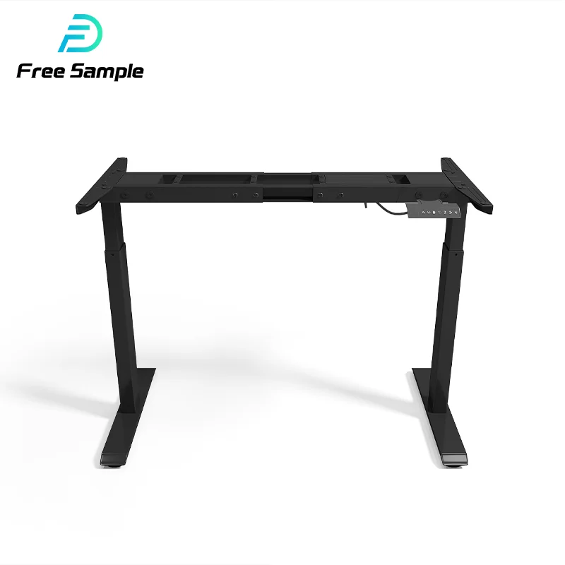 Yz High Quality Office Modern Electric Adjustable Folding Compute Table Metal Frame standing desk table