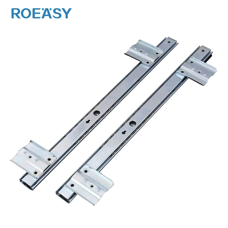 ROEASY Adjustable Sliding Under Desk Keyboard Rail Office Computer Keyboard Tray Slide