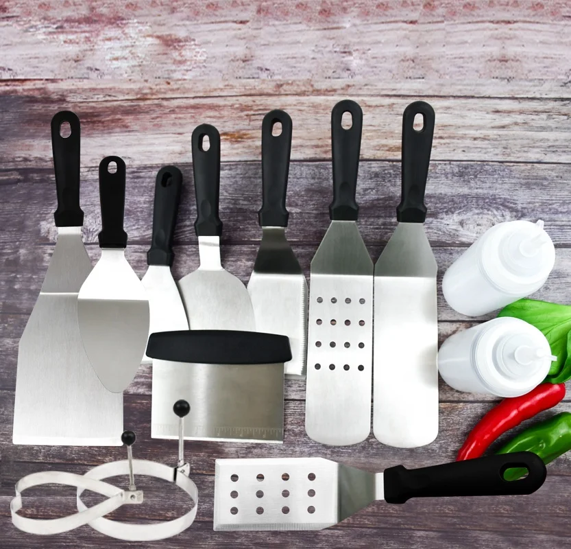 Modern high capacity outdoor barbecue tools Teppanyaki tools set of different collocations to choose