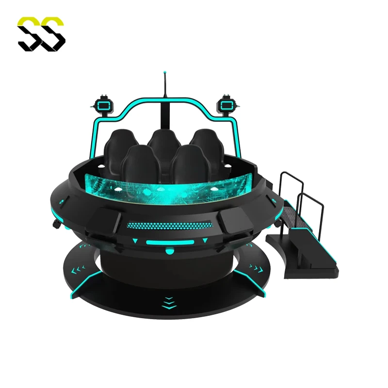 Educational VR Simulators Real Virtual UFO Kids Flight Simulator for Public Playhouse & Shopping Mall PC Material