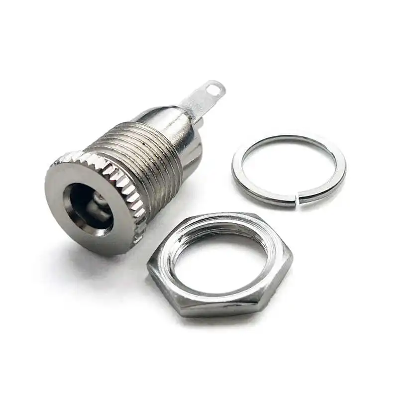  DC-022K панели монтажного 2 5 мм разъем питания постоянного тока DC 12V 1A DC-099 коннекторами Женский Разъем с кулисный