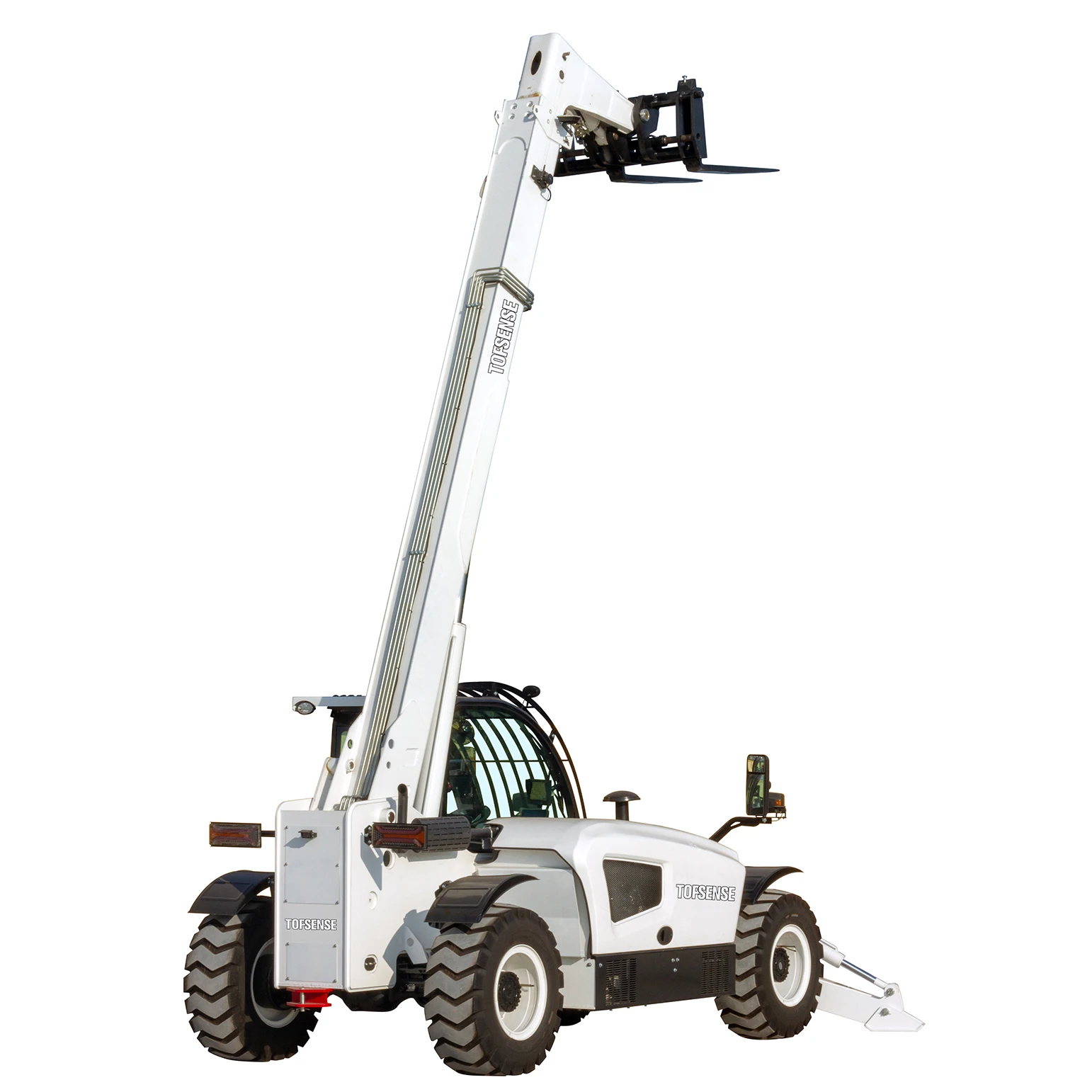 Versatility Hydraulic Semi-Automatic Forklift Fork Load Unload Car 3.5ton Telehandler