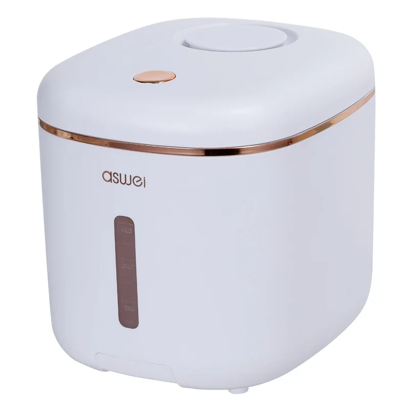 Rice Storage Container with Wheel Moistureproof Airtight Rice Dispenser Plastic Storage Container for Bulk Cereal Pet Food