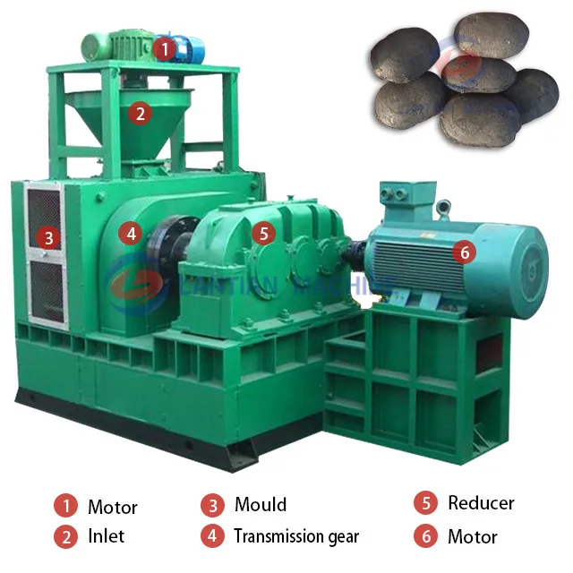 Hydraulic Type Metal Mining Powder Plant Ash Silicon Carbide Ball Press Machine Price