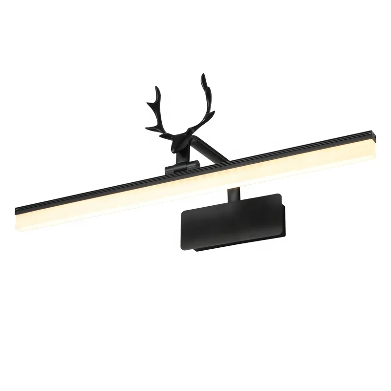 
Nordic modern bathroom dressing table adjustable angle mirror front light led makeup light 