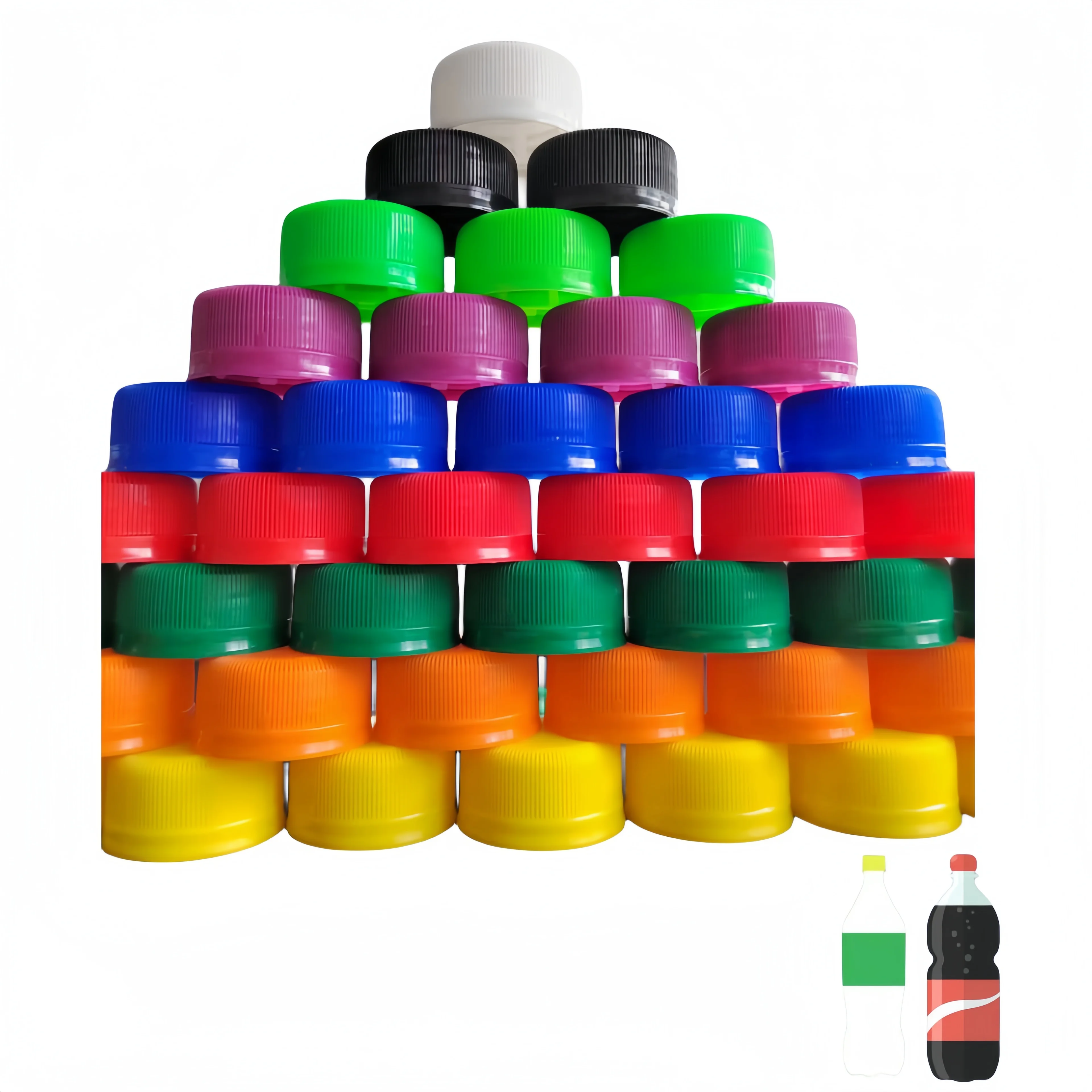 28mm 1881 1810 folding Lids Bottle Caps Closures carbonate beverage Various color caps for bottle cap
