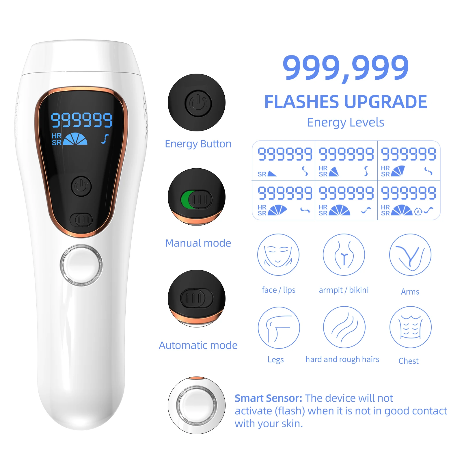 Новые поступления мини-телефон для домашнего использования 510K IPL аппарат удаления волос в домашних условиях