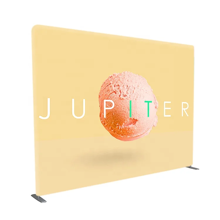 Stretch 10ft 8ft portable exhibition fabric backdrop trade show booth wall