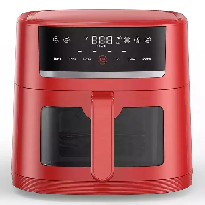 Luxury Style Elegant Design 4L 6L 8L Air Fryer Healthy Digital Cooking Deep Fryer Oven Multifunction Smart Visual Air Fryer