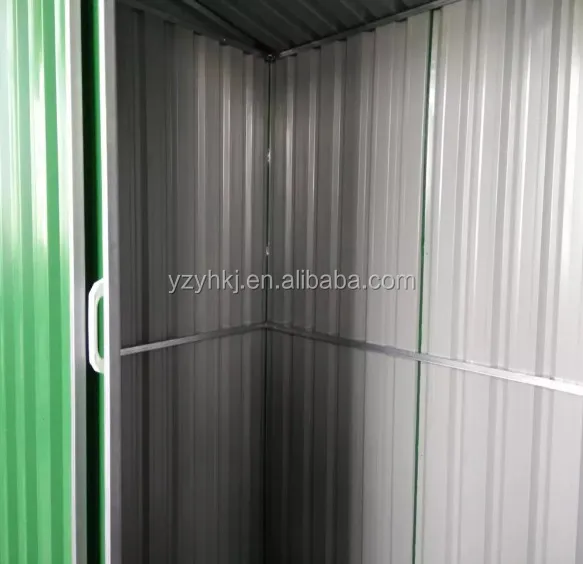 6x3ft Pent Roof Metal Storage Shed Garden Shed