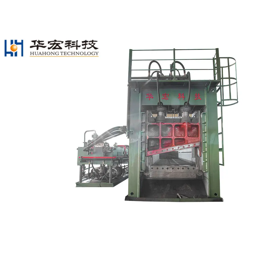 HUAHONG High Capacity and heavy duty metal scrap shear baler For Scrap Q91Y-1250W Guillotine shear