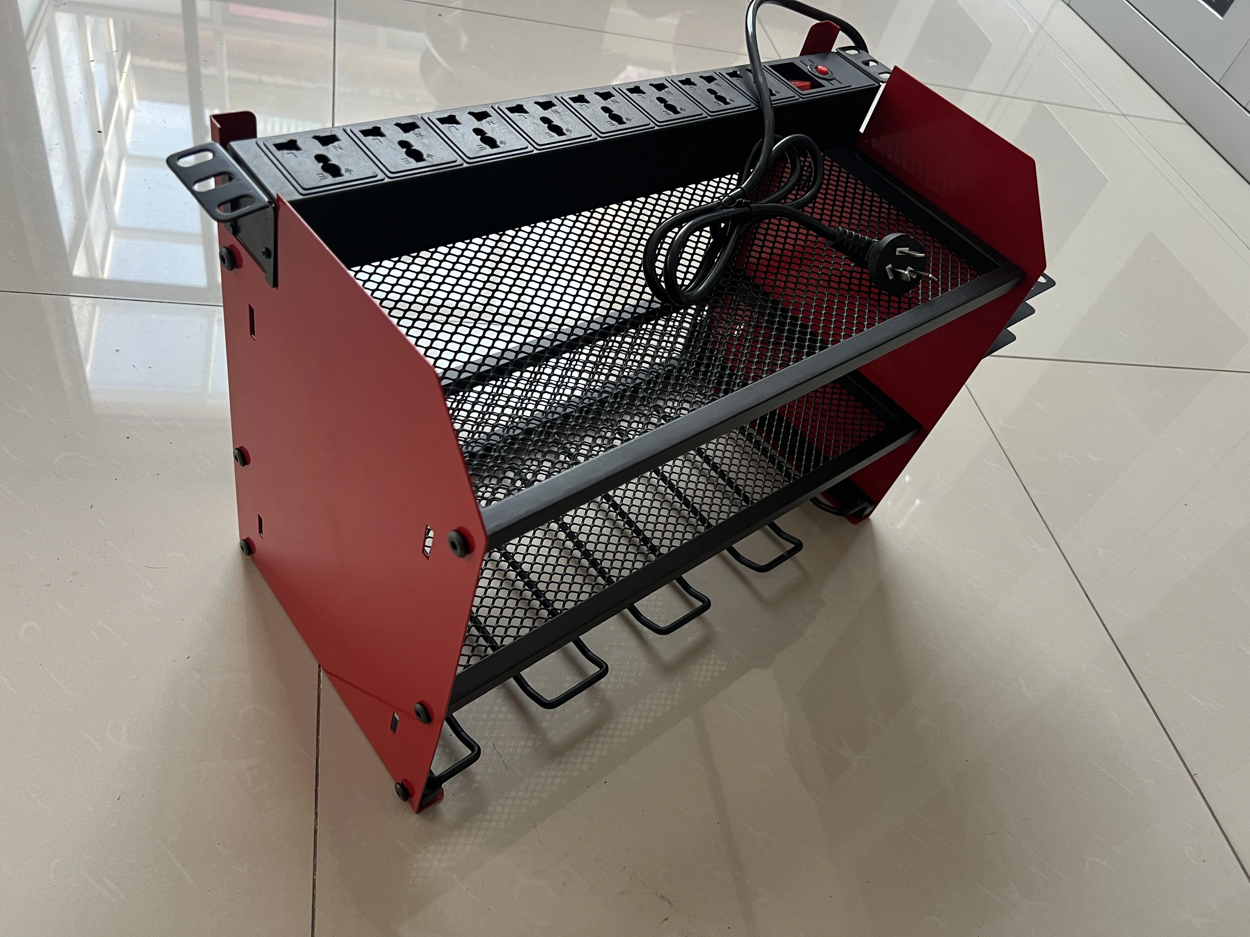 Heavy Duty Power tool organizer drill holder wall mount overhead garage storage rack power tool organizer