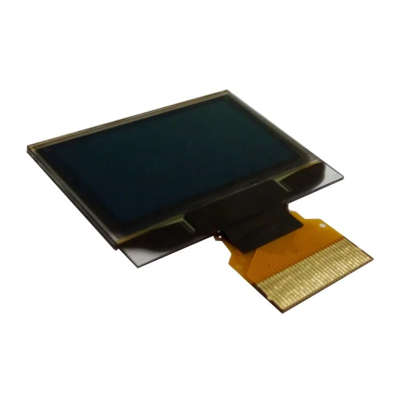 factory price ODM 1.3inch OLED Display Module Black and White Display Color 128X64 Resolution PMOLED display