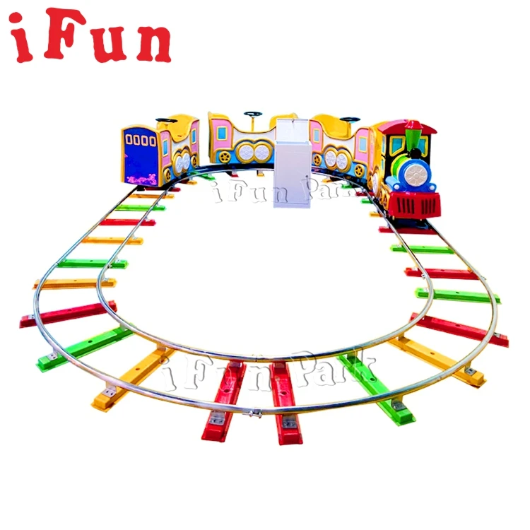 7 Seats Little Train Amusement Park  Equipment Kids electric amusement train rides