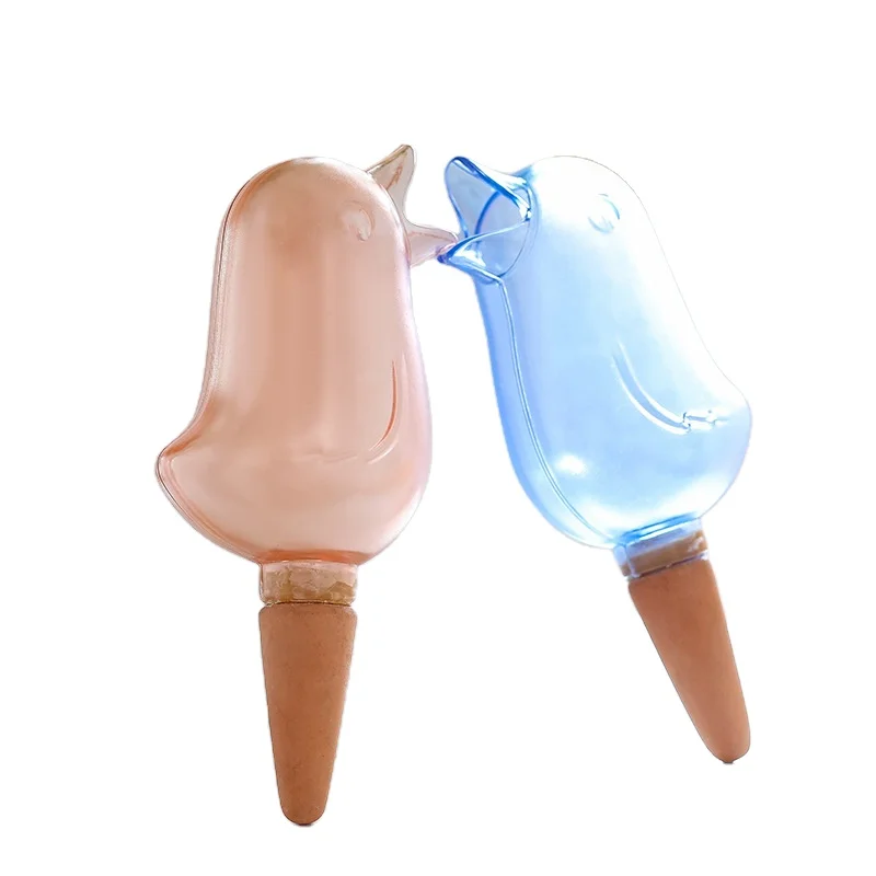 
2021 new transparent automatic dripper gardening household automatic watering bird shape lazy watering flower pot product description