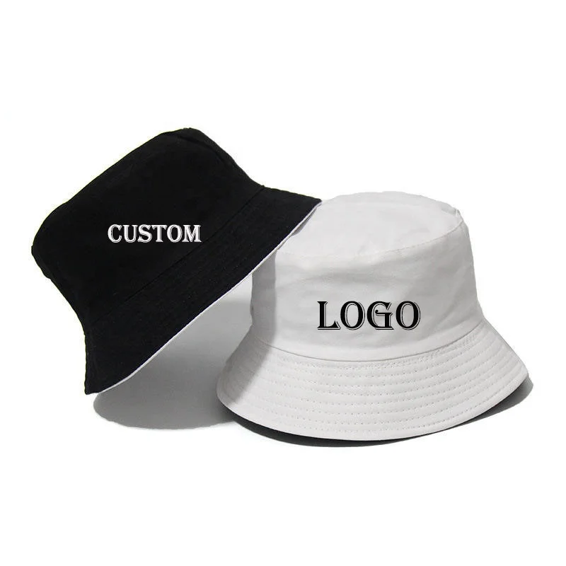 HB0002 wholesale high quality custom men women reversible plain blank embroidery designer bulk bucket hat with logo