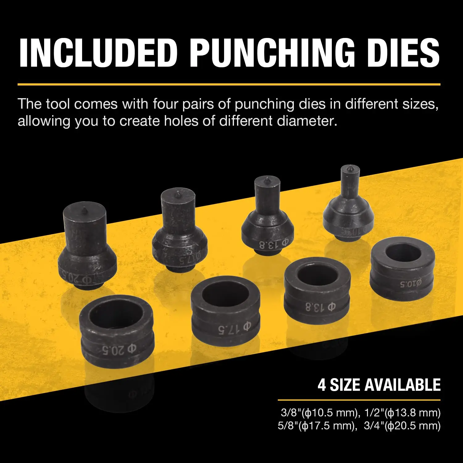 CH-60 Electric Cordless 31-Ton Hydraulic Multi-Tool Bus Bar Knockout Puncher for 20mm Iron 10mm Steel Stainless & Copper Plate