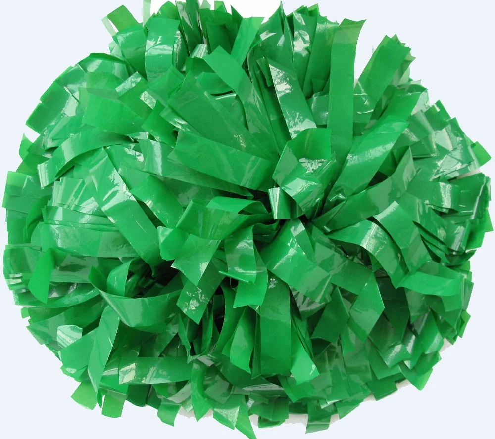 New Wet look cheerleading pom poms for cheerleaders with factory price